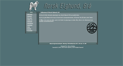 Desktop Screenshot of norsk-elghund.spkhund.dk