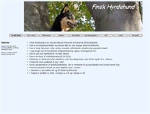 Tablet Screenshot of finsk-hyrdehund.spkhund.dk
