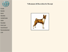 Tablet Screenshot of basenji.spkhund.dk