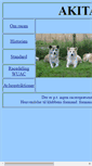Mobile Screenshot of akita.spkhund.dk
